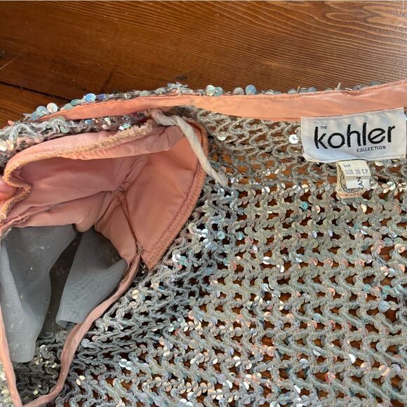 Vintage Sequins Silver 70’s Jacket - Picture 7 of 9